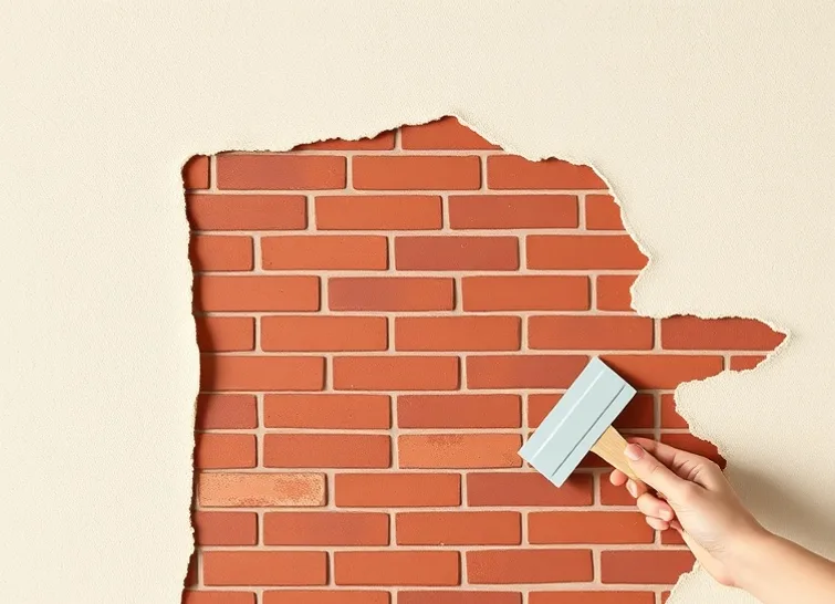 Application d'un enduit décoratif à la lisseuse sur un mur
